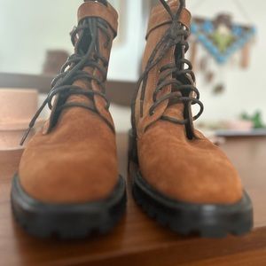 Rachel Comey Brown Suede Lace Up Boot